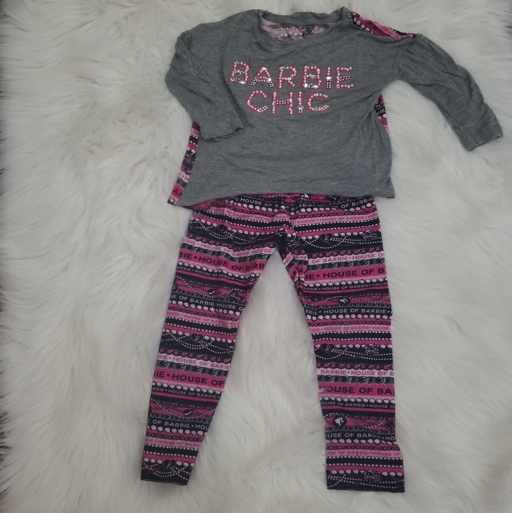 Barbie toddler outfit size 3t/4t